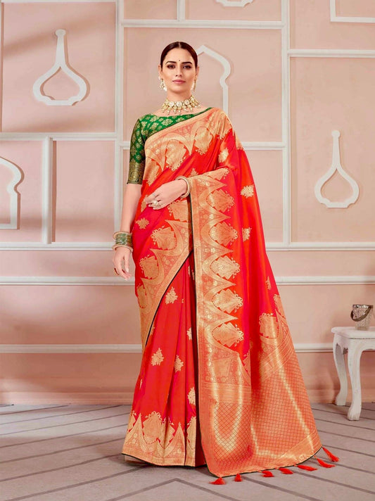 Royal Velvet - Banarasi Silk Saree