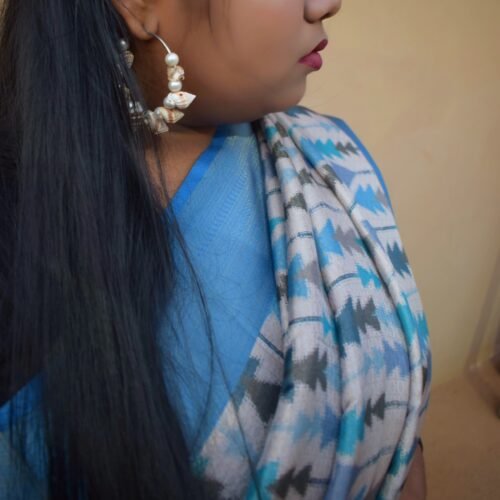 Neel Kash — The Whispering Blues Printed Saree