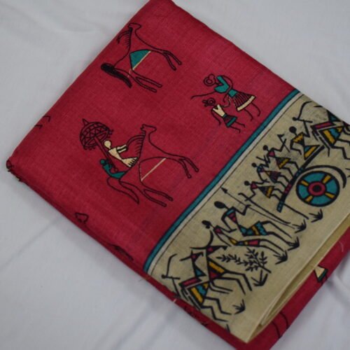 Glimmering Meadow Saree