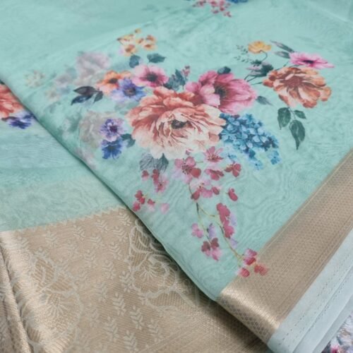 Petal Whisper Organza Saree