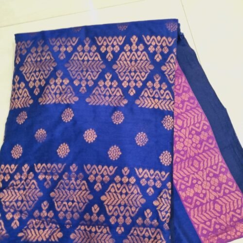 NeelPushp Khadi Saree