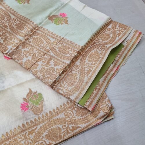 Pista Rajasi Saree