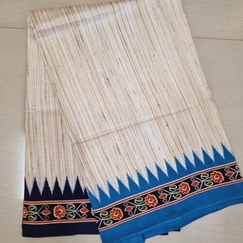 Phoolrekha Border Saree